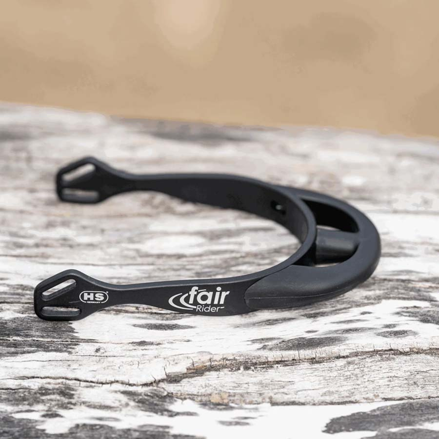 Ostrogi fairRider 25mm Thin Rounded Czarne