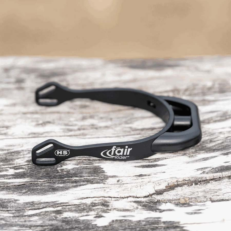 Ostrogi fairRider 20mm Round Flattened Czarne