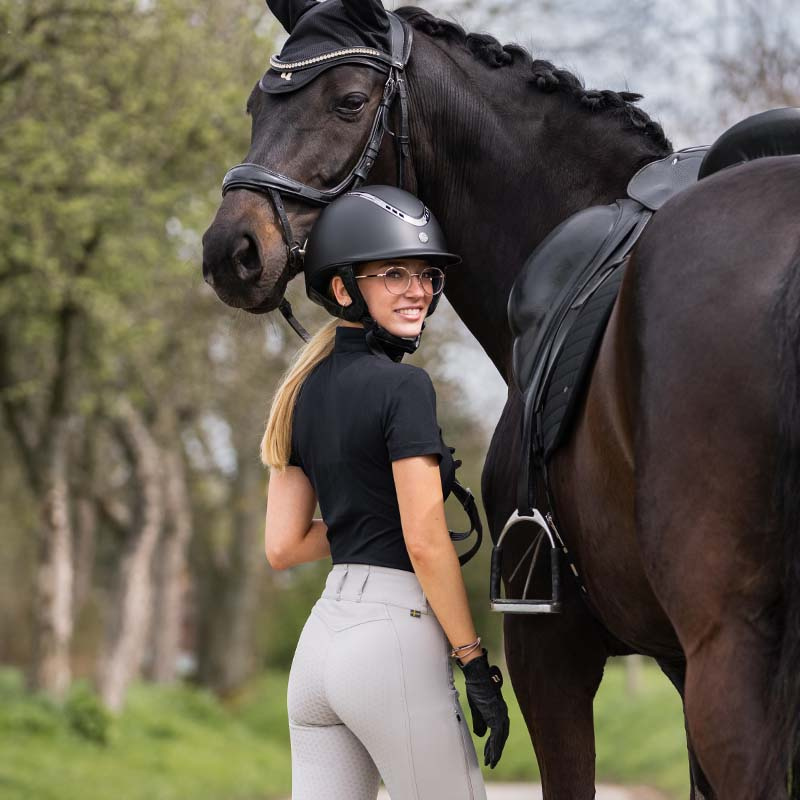 Kask EQ3 Pardus z pokrętłem Czarny