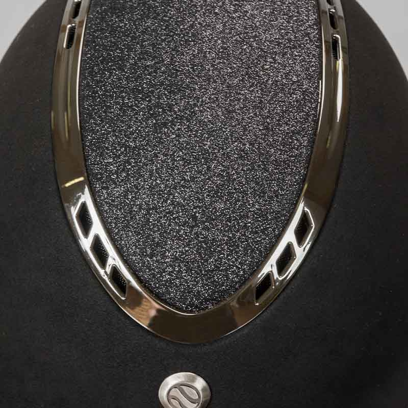 Kask EQ3 Pardus z pokrętłem Microfiber Glitter Czarny Piasek