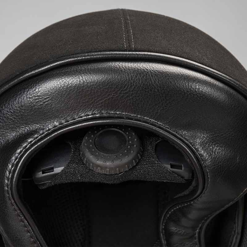 Kask EQ3 Pardus z pokrętłem Microfiber Glitter Czarny Piasek