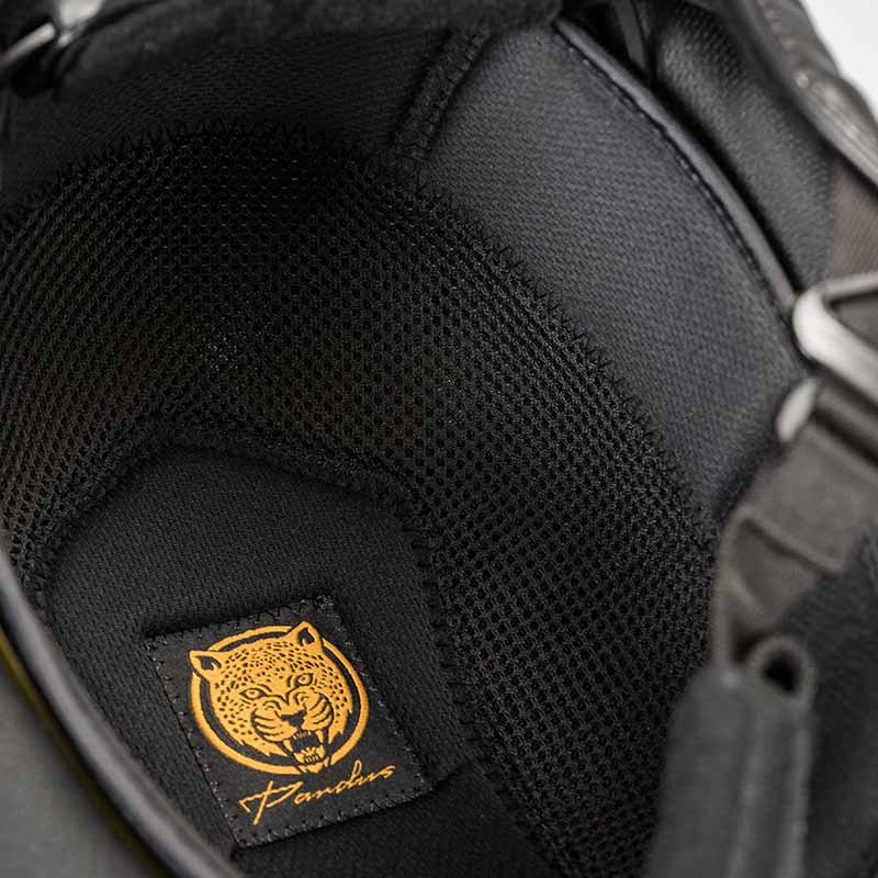 Kask EQ3 Pardus z pokrętłem Microfiber Glitter Czarny Piasek
