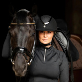 Kask EQ3 Pardus z pokrętłem Microfiber Glitter Czarny Piasek Kask EQ3 Pardus z pokrętłem Microfiber Glitter Czarny Piasek