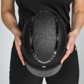 Kask EQ3 Pardus z pokrętłem Smooth Top Glitter Czarny Piasek Kask EQ3 Pardus z pokrętłem Smooth Top Glitter Czarny Piasek