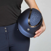 Kask EQ3 Pardus z pokrętłem Smooth Top Glitter Granatowy Piasek Kask EQ3 Pardus z pokrętłem Smooth Top Glitter Granatowy Piasek