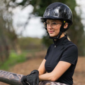 Kask EQ3 Pardus z pokrętłem Glossy Glitter Czarny Piasek Kask EQ3 Pardus z pokrętłem Glossy Glitter Czarny Piasek