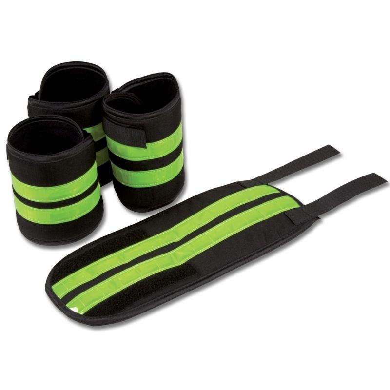 Odblaski na nogi Set 4-pack Czarno/Żółte