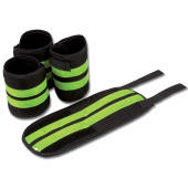 Odblaski na nogi Set 4-pack Czarno/Żółte Odblaski na nogi Set 4-pack Czarno/Żółte