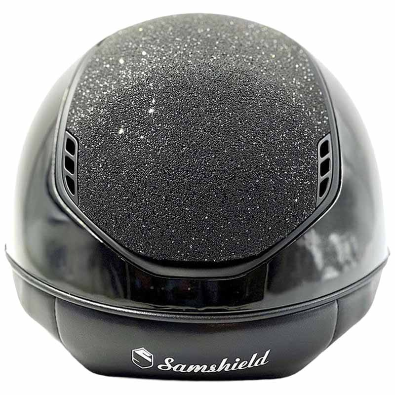 Kask Miss Shield 2.0 Glossy Crystal Fabric Matt Trim Czarny
