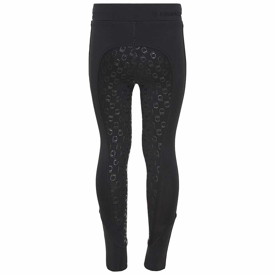 Legginsy Jeździeckie Dai Jr Full Grip Czarne