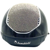 Kask Miss Shield 2.0 Glossy Chrome Crystal Fabric Metal Eclipse Czarny Kask Miss Shield 2.0 Glossy Chrome Crystal Fabric Metal Eclipse Czarny