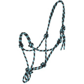 Kantar sznurkowy Knotted Czarno/Niebieski Kantar sznurkowy Knotted Czarno/Niebieski