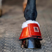 Kaloszki z futerkiem Lulu Christmas Glitter HG Czerwono/Białe Kaloszki z futerkiem Lulu Christmas Glitter HG Czerwono/Białe