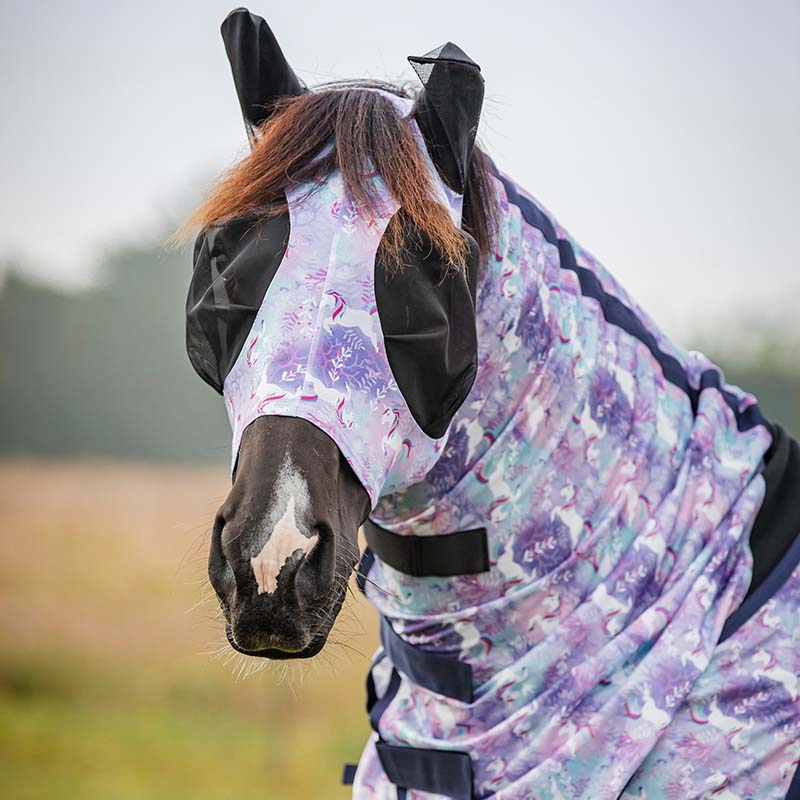 Maska przeciw owadom Lycra Unicorn HG Fioletowa