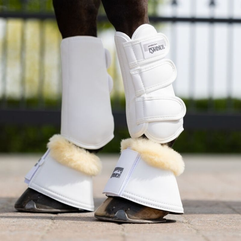 Ochraniacze treningowe Allround Front Białe