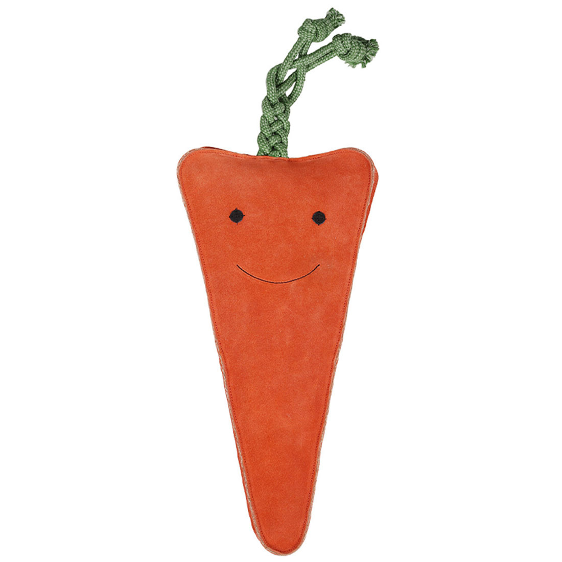 Zabawka dla koni Carrot XL w zamszu ECO Pomarańczowa