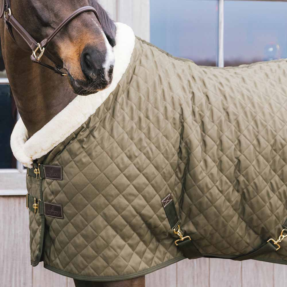 Derka konkursowa/stajenna 160g Zielona