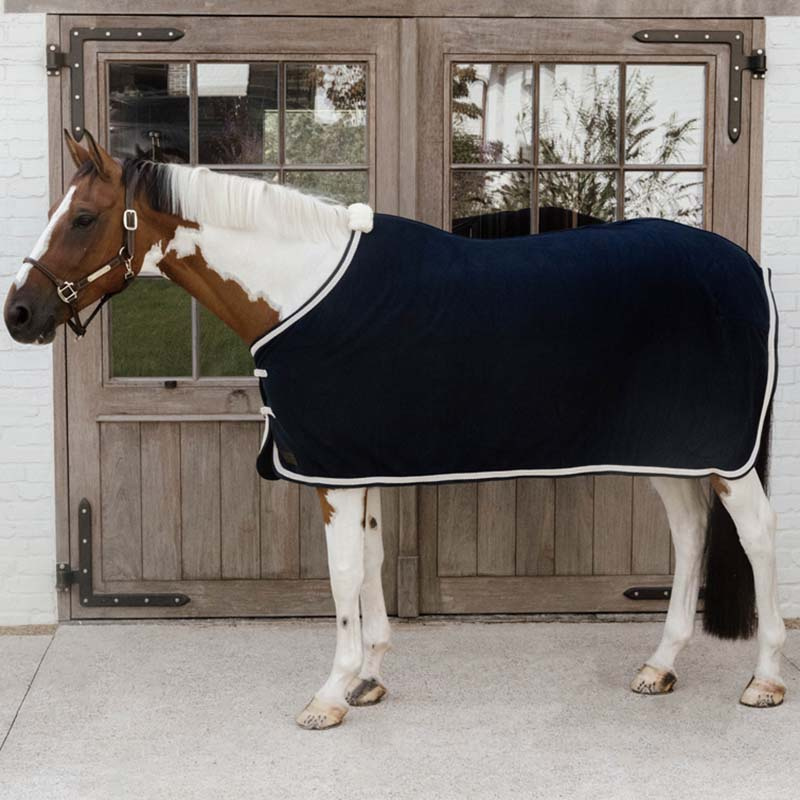 Derka polarowa Plaited Rope Granatowa