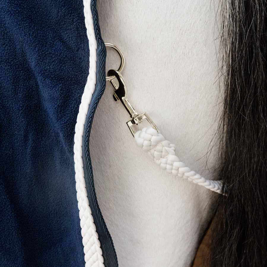 Derka polarowa Plaited Rope Granatowa