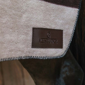 Derka polarowa Heavy Square Stripes Brązowa210x200 Derka polarowa Heavy Square Stripes Brązowa210x200