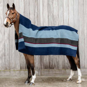 Derka polarowa Heavy Square Stripes Granatowa Derka polarowa Heavy Square Stripes Granatowa