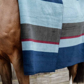 Derka polarowa Heavy Square Stripes Granatowa Derka polarowa Heavy Square Stripes Granatowa
