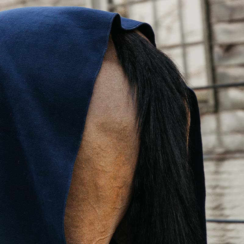 Derka polarowa Heavy Square Granatowa