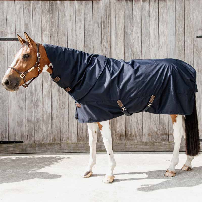 Derka padokowa z kapturem All Weather Quick Dry Fleece 0g Granatowa