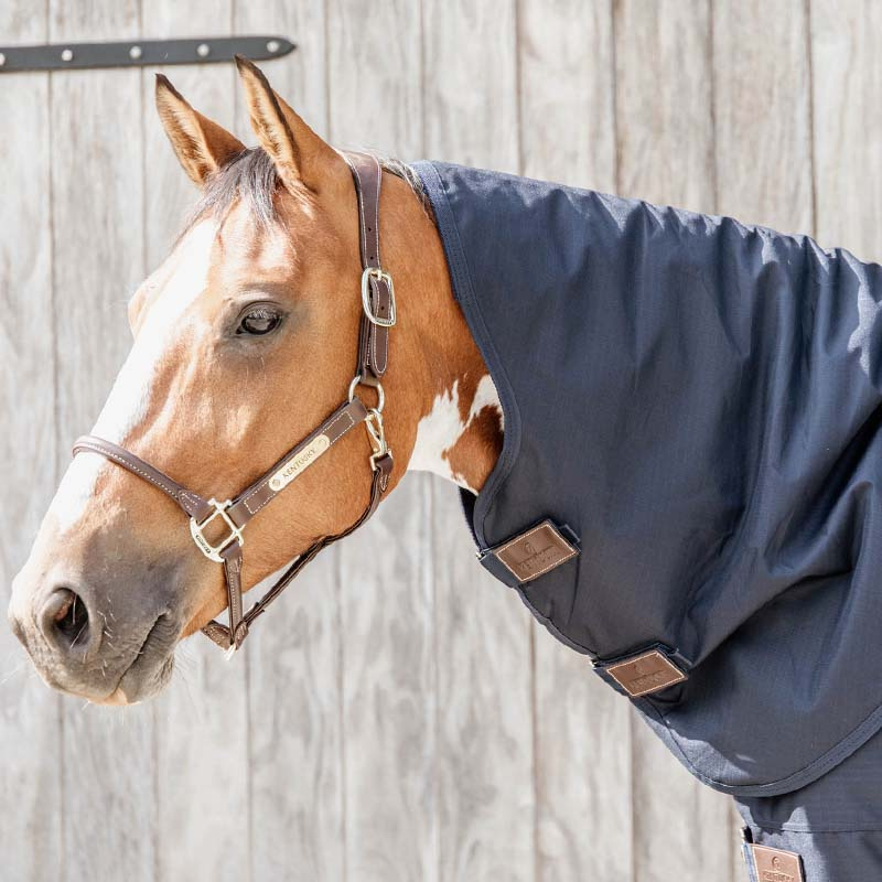 Derka padokowa z kapturem All Weather Quick Dry Fleece 150g Granatowa