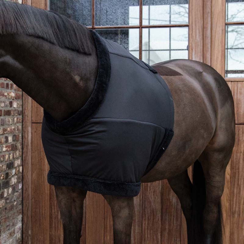 Ochraniacz na łopatki Fauxfur Czarny