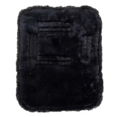 Poszerzacz do derki Vegan Sheepskin 2 Buckles Czarny Poszerzacz do derki Vegan Sheepskin 2 Buckles Czarny