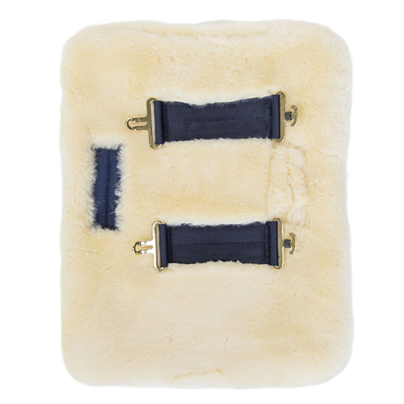Poszerzacz do derki Vegan Sheepskin 2 Buckles Natural