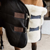 Poszerzacz do derki Vegan Sheepskin 2 Buckles Natural Poszerzacz do derki Vegan Sheepskin 2 Buckles Natural