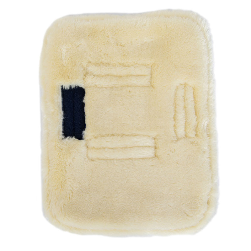 Poszerzacz do derki Quilted Vegan Sheepskin Granatowa