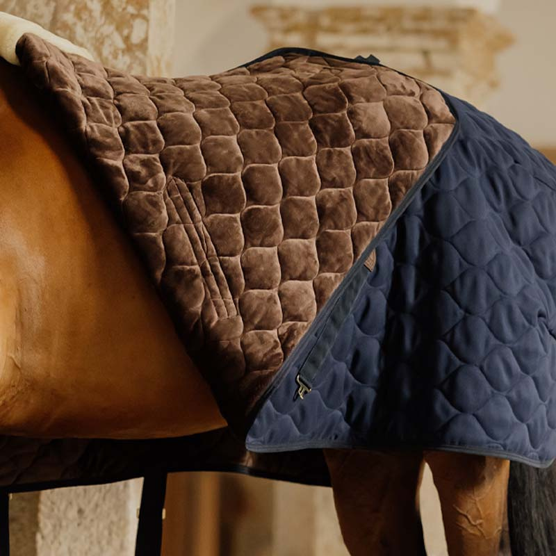 Derka stajenna Comfort 100g Granatowa