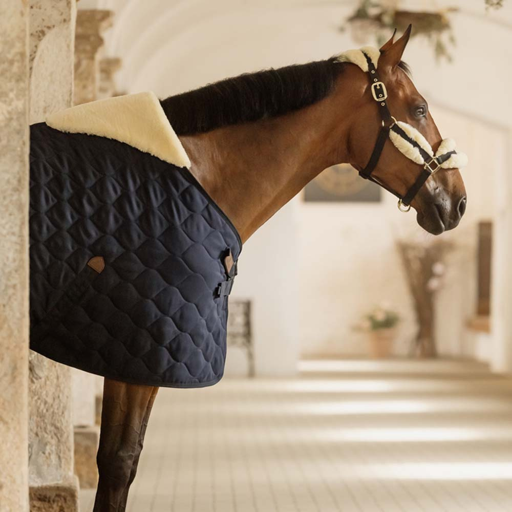 Derka stajenna Comfort 200g Granatowa