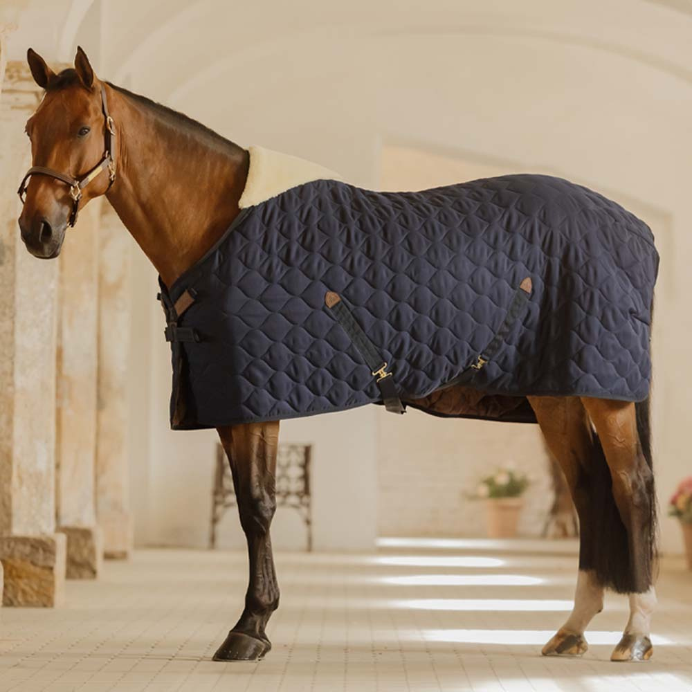 Derka stajenna Comfort 300g Granatowa