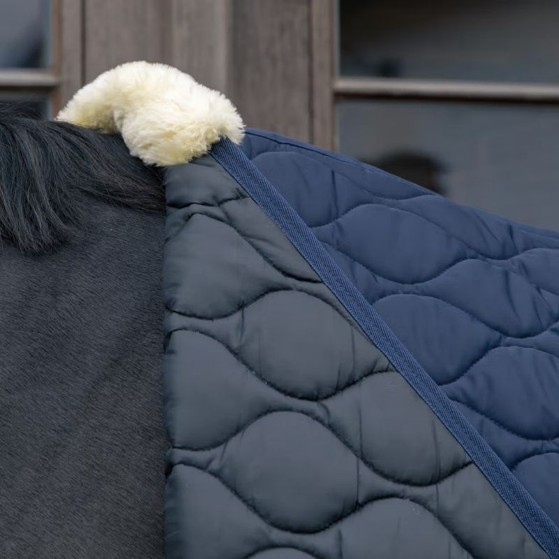 Derka stajenna Wave 600D 160g Granatowa