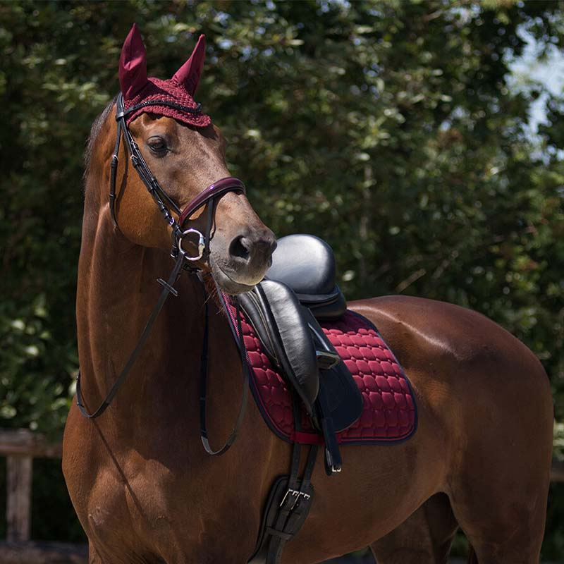 Nauszniki Florence Bordowe