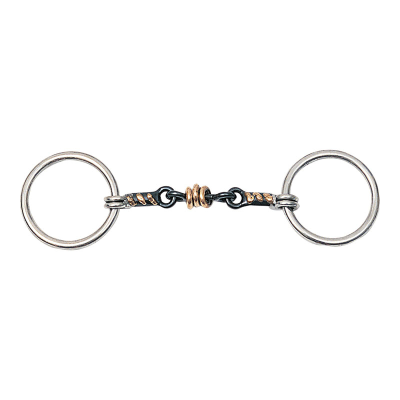 Wędzidło podwójnie łamane Sweet Iron z rolkami HG