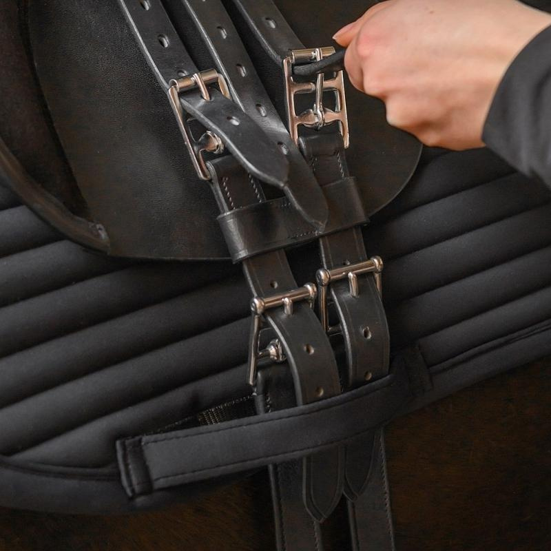Przedłużacz popręgu Leather Czarny