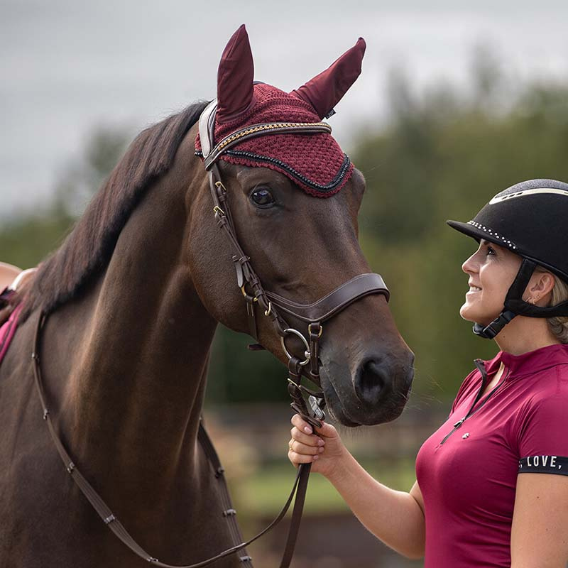 Nauszniki Astana burgundowe