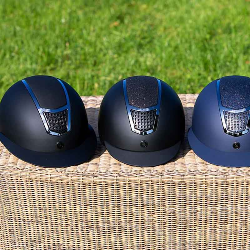 Kask Lambda Plus Glitter Czarny/Gunmetal