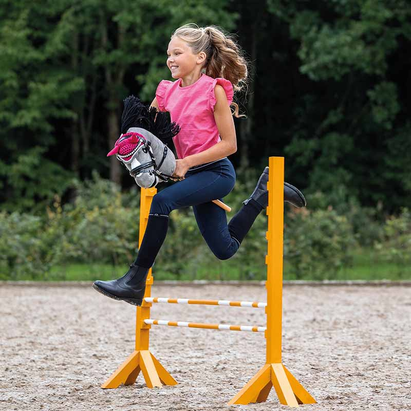 Nauszniki dla Konia na kiju Różowe