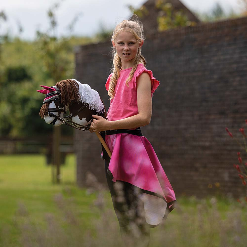 Derka treningowa dla Konia na kiju Różowa