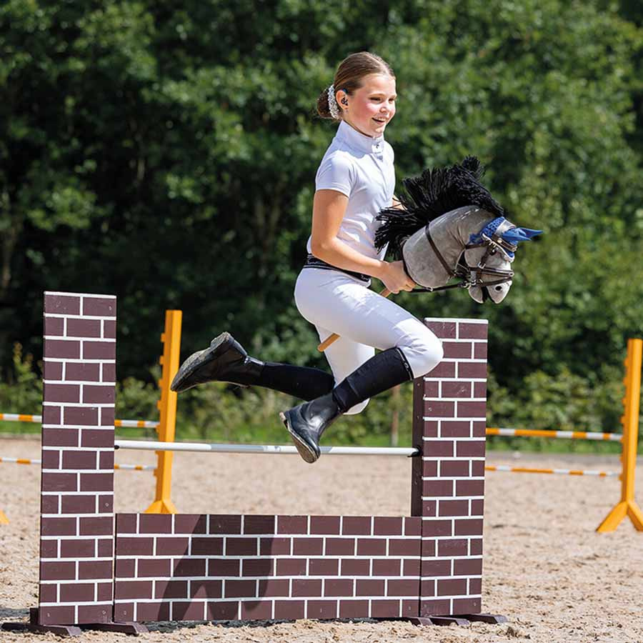 Wytok do Konia na kiju Ciemny brąz