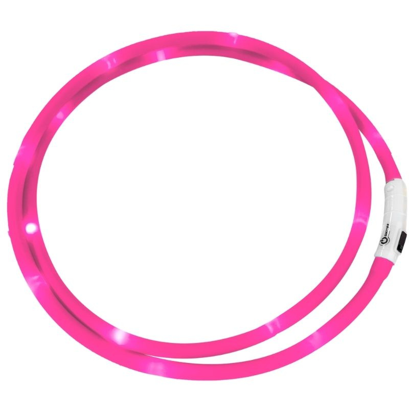 Odblask Neck Ring LED Light Różowy