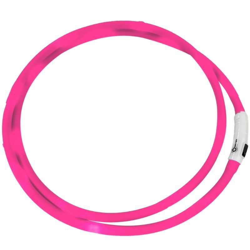 Odblask Neck Ring LED Light Różowy