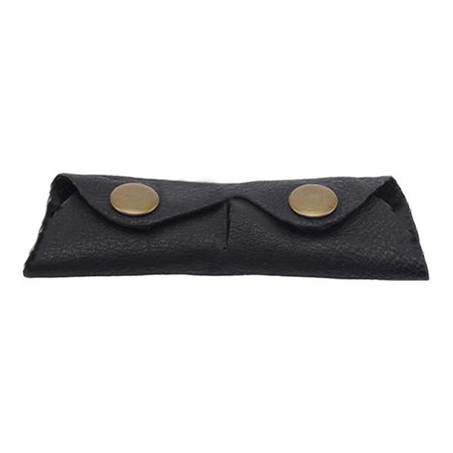 Skórzana osłona na łańcuszek podpródkowy HG Czarna