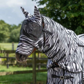 Derka przeciw owadom z kapturem i nausznikami Zebra Czarno/Biała Derka przeciw owadom z kapturem i nausznikami Zebra Czarno/Biała